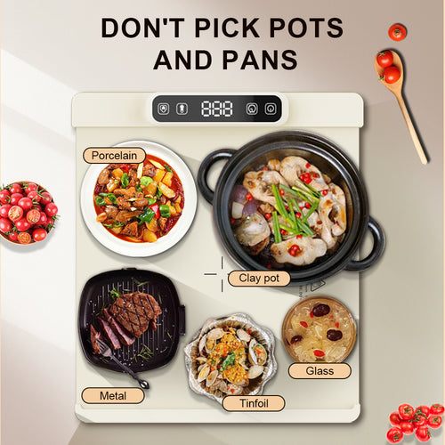 Small kitchen appliances / Home ahppliances: Multifunctional food warming mat foldable portable no odor silicone electric food warming mat coil heating.

