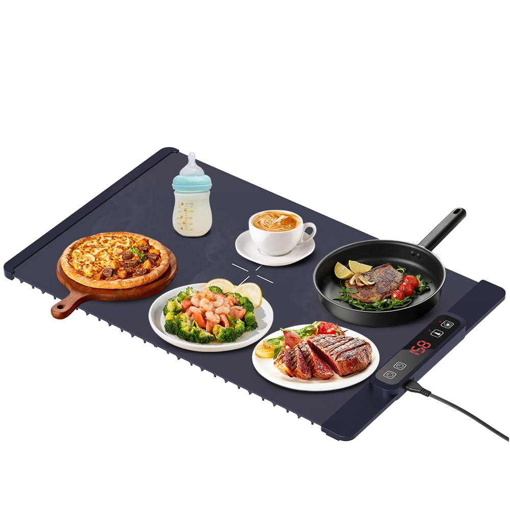Small kitchen appliances / Home ahppliances: Multifunctional food warming mat foldable portable no odor silicone electric food warming mat coil heating.
